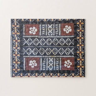 Puzzle d'impression de tissu de Tapa des Fidji