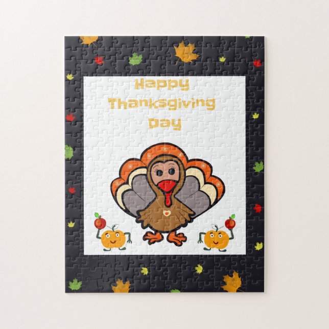 Puzzle Dinde de Thanksgiving (Vertical)