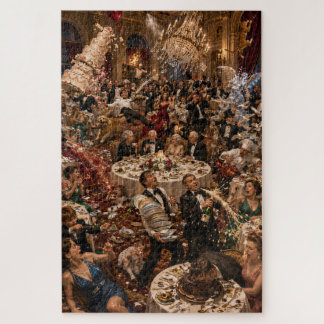 Puzzle Dîner désastreux – Premium 1000 pièces de chaos