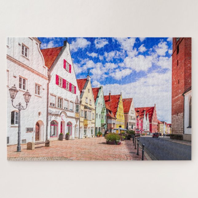Puzzle Dinkelsbuhl sur Romantic Road Allemagne Jigsaw Puz (Horizontal)