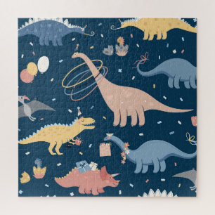 Puzzle Dino Delft : Anniversaire Fun