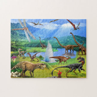 Puzzle Dinosaur animaux du Jurasso Park Puzzle Din