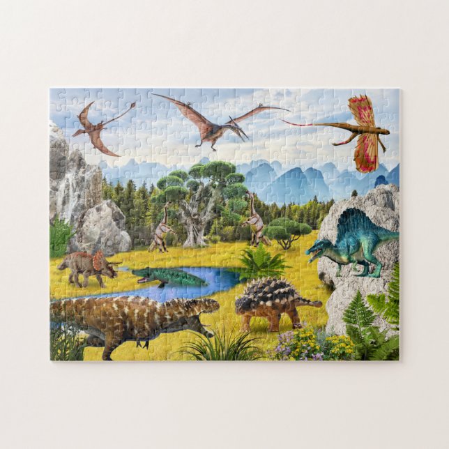 Puzzle Dinosaur Jurassic Park animals Puzzle Dino (Horizontal)