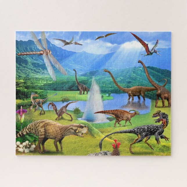 Puzzle Dinosaur Jurassic Park animals Puzzle Dino (Horizontal)