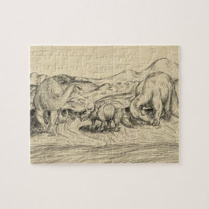 Puzzle Dinosaures classiques