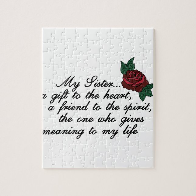 Puzzle Dire de soeur (Vertical)