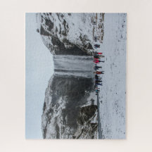 Puzzle d'Islande - Cascade de Skogafoss hiver