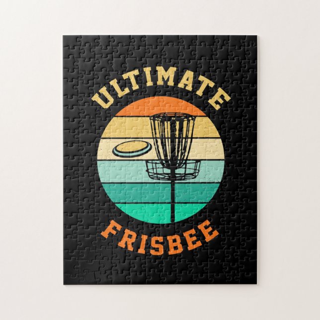 Puzzle Disque Golf Ultimate Frisbee (Vertical)