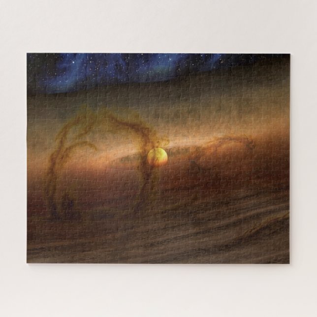 Puzzle Disques De Matériel De Forme Planète Circulant Les (Horizontal)