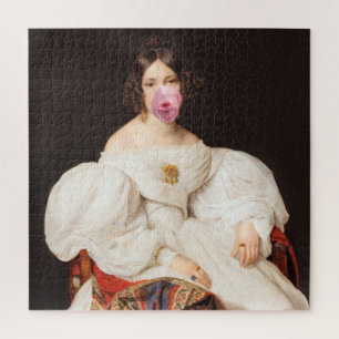 Puzzle Divas chewing-gum rose éclaté