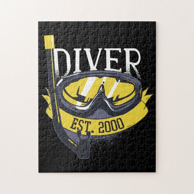 Puzzle Diver Life Plongée sous-marine (Vertical)