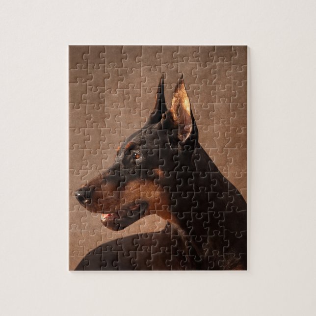 Puzzle Dobermann - Pinscher de dobermann (Vertical)
