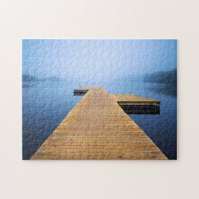 Puzzle Dock sur le lac (Horizontal)
