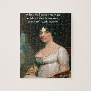 Puzzle Dolly Madison & Célèbre Où Serai-Je Citation