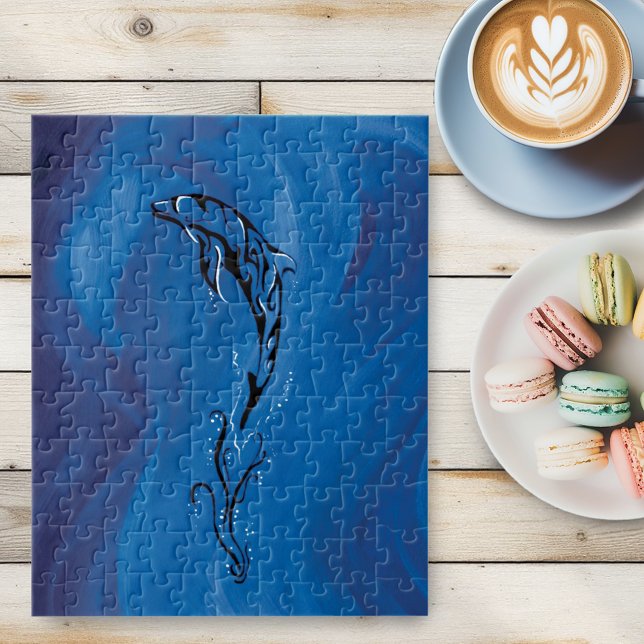 Puzzle Dolphine bleue (Créateur téléchargé)