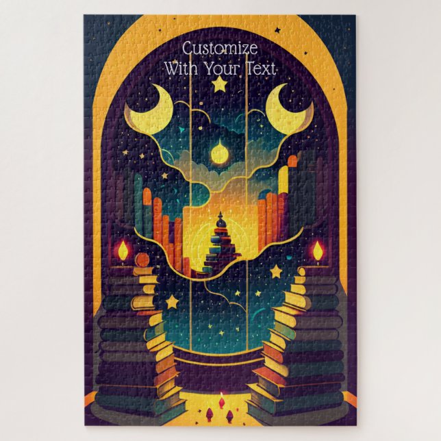 Puzzle Domaine Magique Des Livres (Vertical)