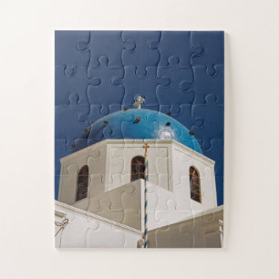 Puzzle Dôme bleu, Santorin, Grèce 30-pc