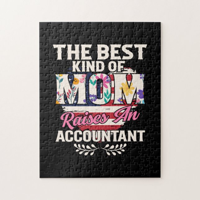 Puzzle Don comptable | Maman Lève Un Comptable (Vertical)