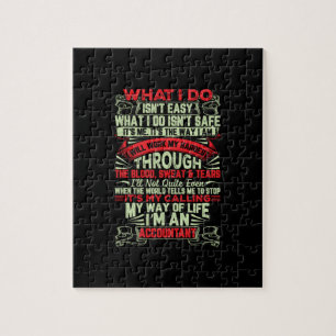 Puzzle Don comptable Mon Mode De Vie Je Suis Comptable