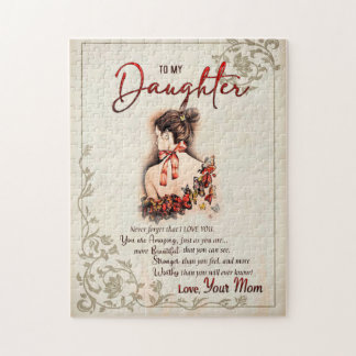 Puzzle Don de fille | Lettre À Ma Fille De Maman