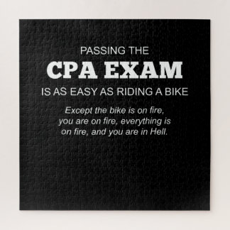 Puzzle Don d'examen CPA d'expert-comptable agréé