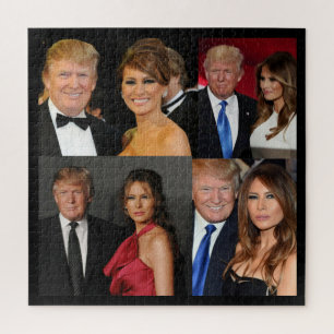 PUZZLE DONALD & MELANIA TRUMP