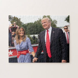 Puzzle Donald Trump Avec La Première Dame Melania