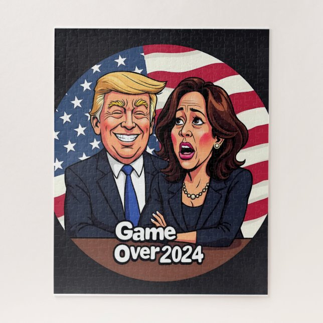 Puzzle Donald Trump Kamala harris (Vertical)