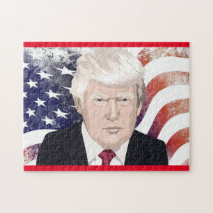 PUZZLE DONALD TRUMP PATRIOTIQUE