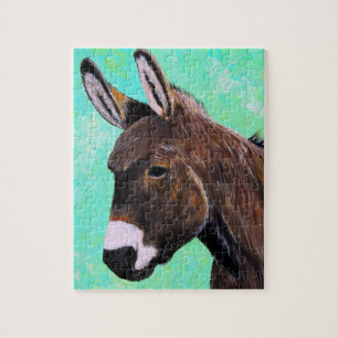 Puzzle Donkey Painting