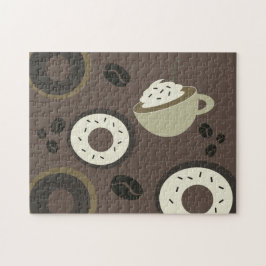 Puzzle Donuts aux grains de café Sucré Barista