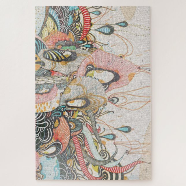 Puzzle Doodling on the Language of Light (Vertical)