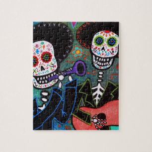 Puzzle DOS Amigos Dia de los Muertos