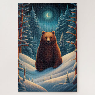 Puzzle d'ours Brown d'hiver