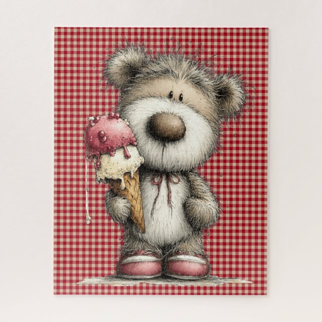 Puzzle d'ours d'été (Vertical)