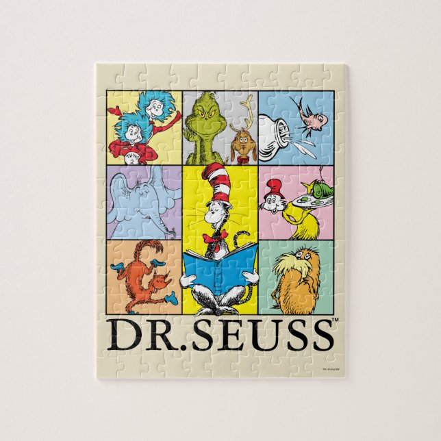 Puzzle Dr Seuss | Graphique Histoires (Vertical)
