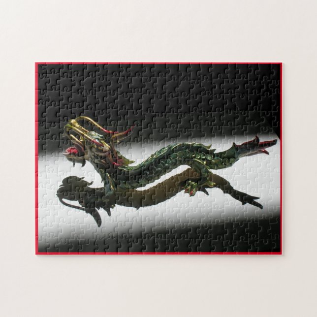 Puzzle - Drache im Rampenlicht (Horizontal)