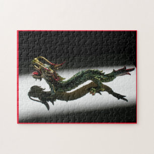 Puzzle - Drache im Scheinwerferlicht