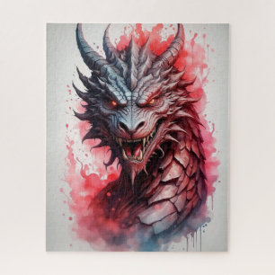 Puzzle Dragon aquarelle