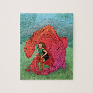 Puzzle Dragon Bébé Rouge
