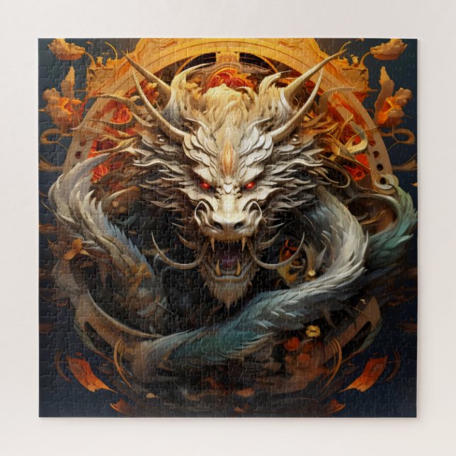 Puzzle Dragon Chinois (Vertical)