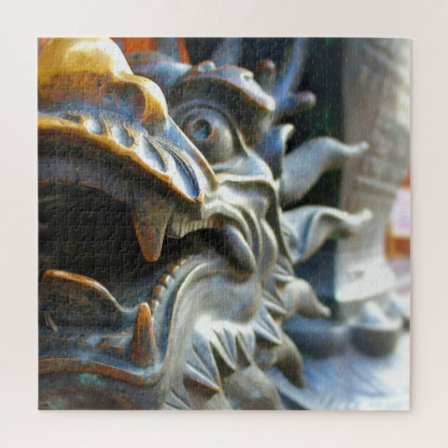 Puzzle Dragon de bronze - Shanghai, Chine - 20x20 - 676 p (Vertical)