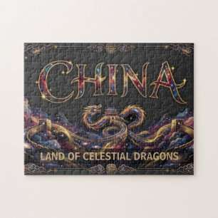 Puzzle Dragon de Chine cosmique Grande Muraille