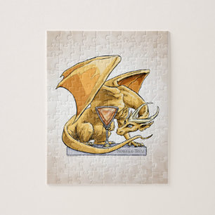 Puzzle Dragon de la pierre porte-bonheur de novembre :