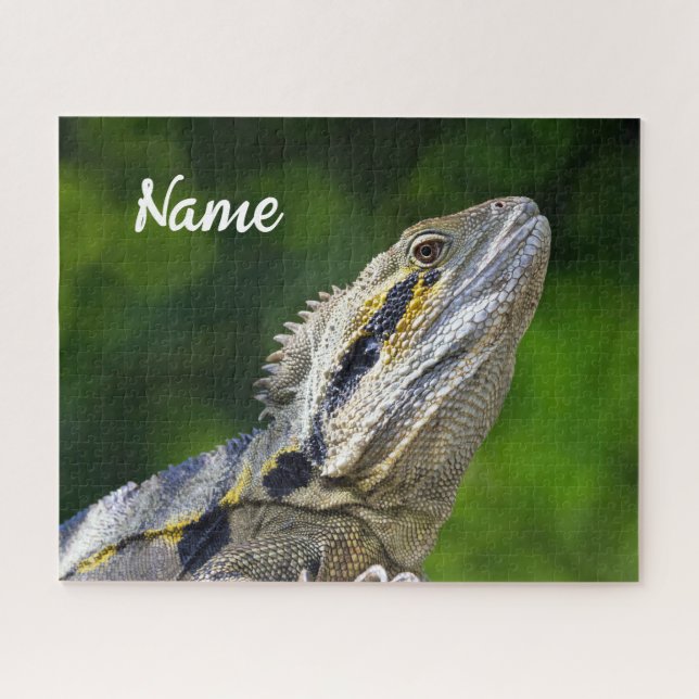 Puzzle Dragon d'eau australien personnalisé (Horizontal)