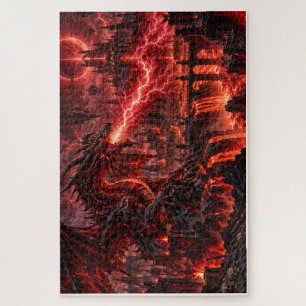 Puzzle Dragon des Enfers – Tempête de Foudre Rouge