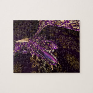 Puzzle Dragon pourpre étincelant