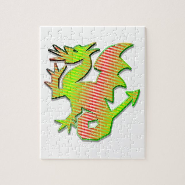 Puzzle Dragon stylisé (Vertical)
