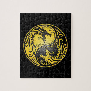 Puzzle Dragons, jaune et noir de Yin Yang