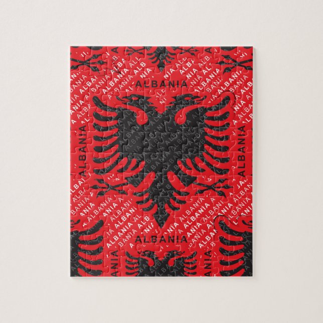 Puzzle Drapeau albanais motif 2 (Vertical)